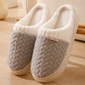 Faux Rabbit Fur Slippers for Women & Men - Plush Winter House Shoes with Thick Sole, Cloud Comfort Couple Slides for Indoor Home