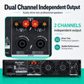 XLi 3500 Power Amplifier – Professional Audio DJ Equipment for Line Array Speakers Subwoofer Speakers Stage Wedding KTV Home Use