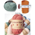 E8BD 6 Rolls Handmade Fabric Strip DIY T - shirt Yarn Knitting for Crocheting and Crafting for Hand Bag - View 6 | SAMAG