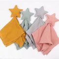 Baby Security Blanket Soft Cotton Muslin Comforter for Newborn Infant Sleeping Snuggle Toy Stuffed Animal Soothe Appease Towel