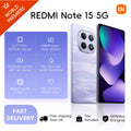Xiaomi Redmi Note 15 5G, 8+256GB Global Version, Snapdragon® 6 Gen 3 Mobile Platform 6.77" 120Hz Display 108MP Camera 5520mAh 45W