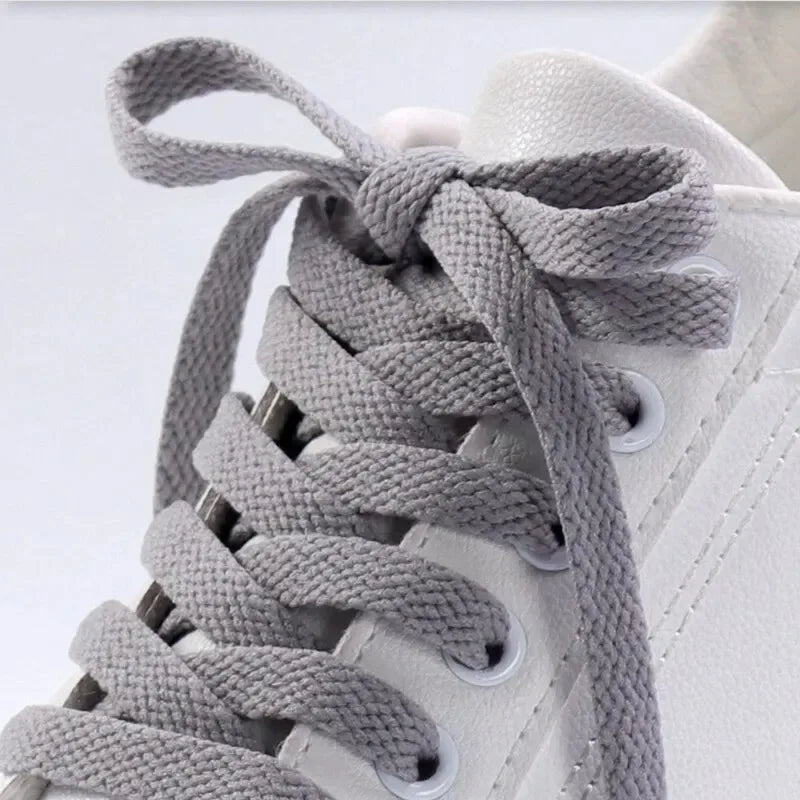 Flat AF1 Sneakers Shoelaces Canvas Basketball Shoelace Black White Color Classic Shoes laces 36colors Shoe Lace Accessories