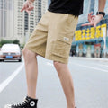 Fashion Men Trend Cargo Shorts Letter Print Pocket Summer | SAMAG