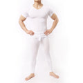 Warm Men Long Johns Ice Silky Ultra-Thin Thermal Underwear Men Underwear Long Johns Men Tops and Pants Set Long Johns Nightwear