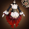 Game Genshin Impact Sandrone Cosplay Costume Uniform Accessories Outfit Wig for Women Halloween Anime Party Carnival Suit