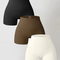 New Summer Seamless High-waisted Hip Lift No Awkward Line Yoga Sports Shorts for Women
