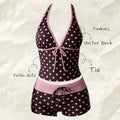 Sexy Women's Swimsuit Polka Dot Tankinis Bikinis Sets | SAMAG