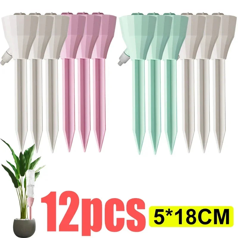Plants Irrigation System Adjustable Drip Irrigation System Automatic Self Watering Spikes Indoor Outdoors Potted Garden Supplies