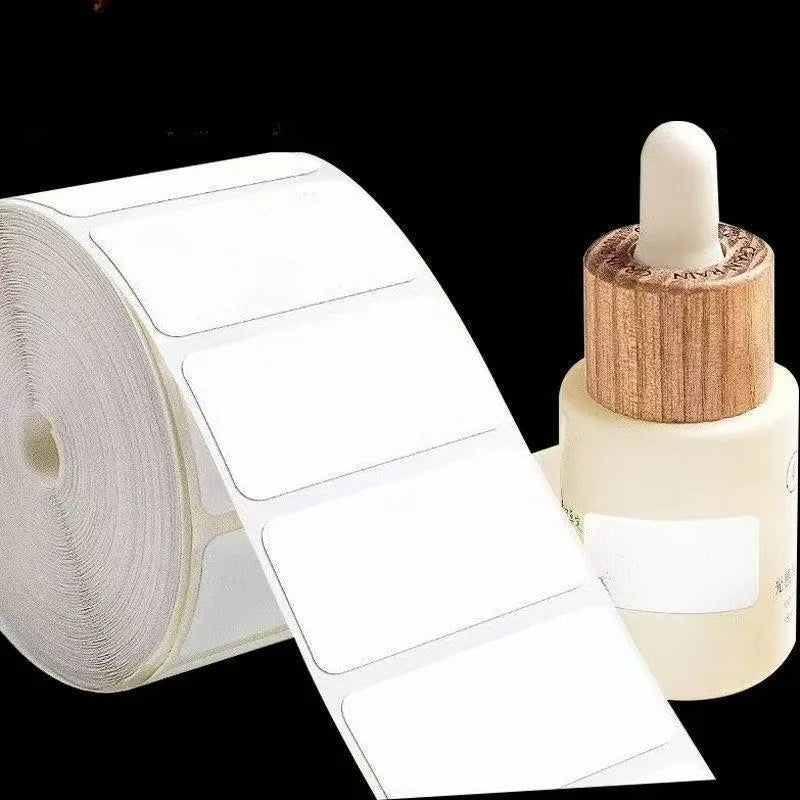 1500Pcs High Adhesive White Rectangular Sticker Labels Self-adhesive Tag Paper for Home Office Warehouse Retail Classification