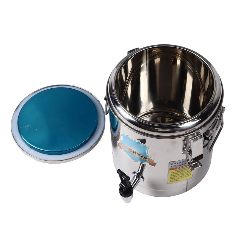 10L Insulated Beer Bucket With Faucet Stainless Steel Drink Bucket Large Capacity Beverage Dispenser For Kitchen Bar