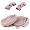 New Without Ties Elastic Laces No Tie Shoe Laces Press Lock Shoelaces Sneaker Kids Adult 8MM Widened Flat Shoelace for Shoes