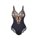 Women's Shapewear Body Shaper Sexy Lace V Neck Bodysuits OpenBody Suit Sexy Jumpsuit Underwear Lingerie