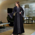 Summer Women's Clothing Open Abaya Bell Sleeves Long | SAMAG