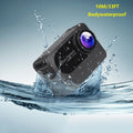 New 4K Ultra HD WiFi Action Camera 2.0 Inch Screen 1080P 10M 150D Underwater Body Waterproof Camera Helmet Video Recording