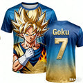 Summer Dragon Ball Retro Fitness T - shirt Men's Oversized - View 9 | SAMAG