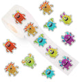 100-500pcs Laser Monster Halloween Stickers Party Halloween Gift Wrapping Label Scrapbook Cartoon Stationery Stickers