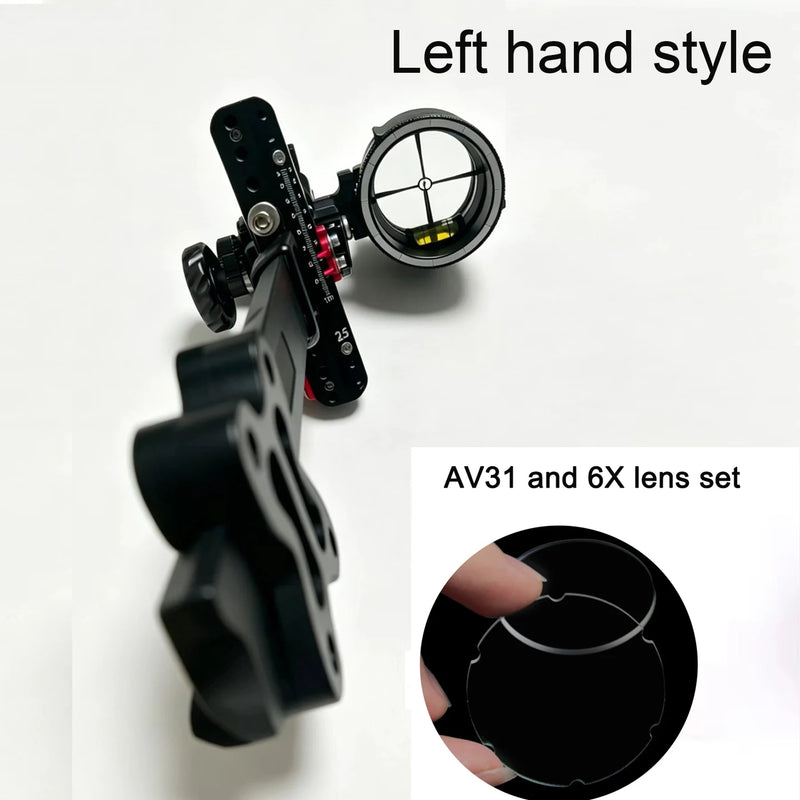 Single Pin Compound Bow Sight, Aluminum Alloy Long | SAMAG
