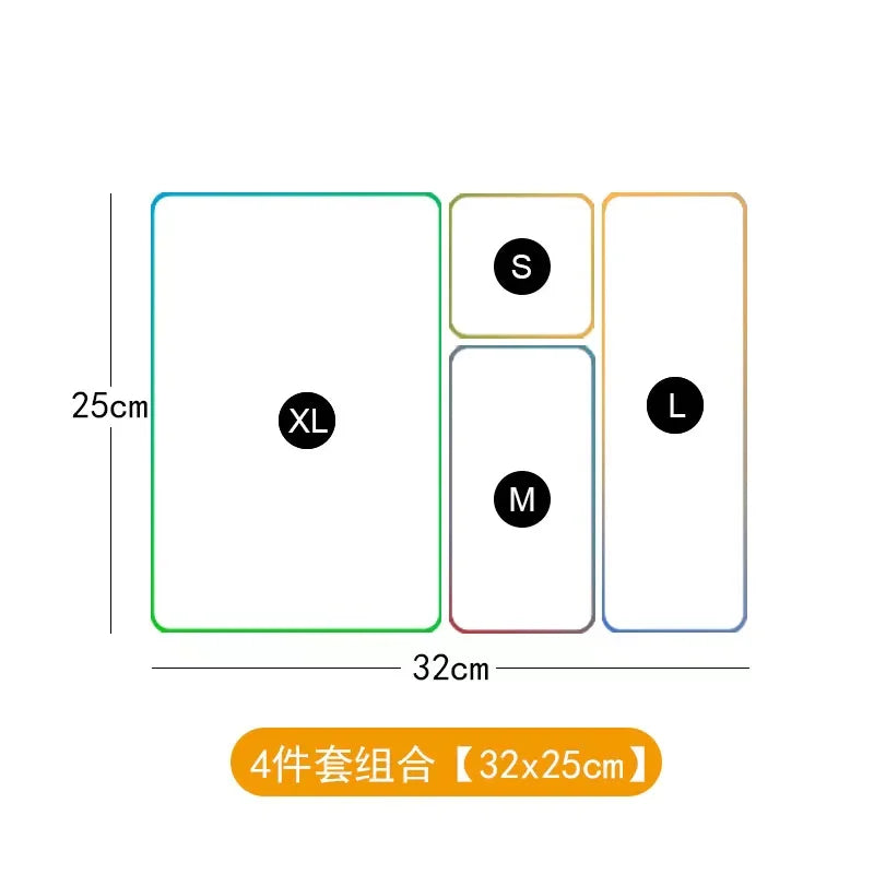 Drawer Transparent Visual Jewelry Accessories Storage Box Plastic Household Items Cosmetics Organizing Box