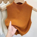 Women Knitted Tank Top Summer Fall Slim Sweater Short - View 14 | SAMAG