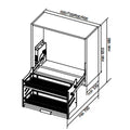 Wall Automatic Hardware Storage Shelf Lift Kitchen Accessories Dish Rack Pull Down Cabinet - View 4 | SAMAG