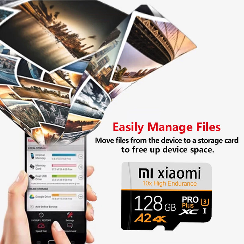 Hot Sale SD Card 128GB Flash Memory Card Class 10 High Speed Memoria TF Card Micro Card 256GB 512GB For Xiaomi Nintendo Switch