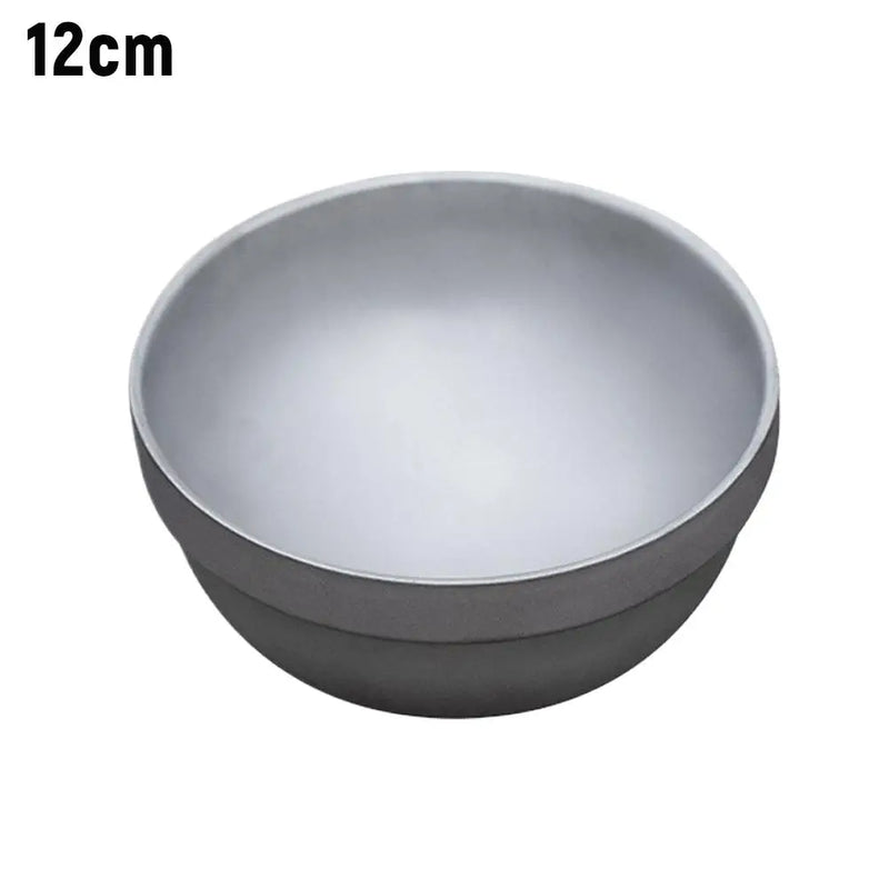 Titanium Purification Portable Bowl Multi Functional Soup Bowl Outdoor Camping Mug Outdoor Camping Double Layer Anti Scald Bowl