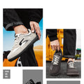 Men's Casual Sports Shoes with Low Heel Round Toe Soft Sole Multi-color Design Fashionable Large Size Walking Board Shoes