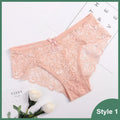 Women's Panties Sexy Lace Transparent Underwear Hollow Out Female Low Waist Briefs Breathable Lingerie Intimates Underpants