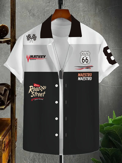 Summer Men's Shirt - 3D Printed Design Breathable | SAMAG