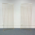 Wedding Arch Backdrop Balloon Flowers Stand Background Shiny Plating Outdoor Flower Door Shelf Frame Party Decor
