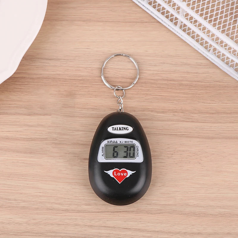 1PC A Talking Clock That Speaking The Time In English Digital Alarm Clock For The Blind, Elders Or Children Time Reporting Chime
