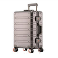 2024 New Large Capacity Durable Luggage Sets Aluminum Suitcase Women Girl Carry-On Boarding Travel 20/24/29