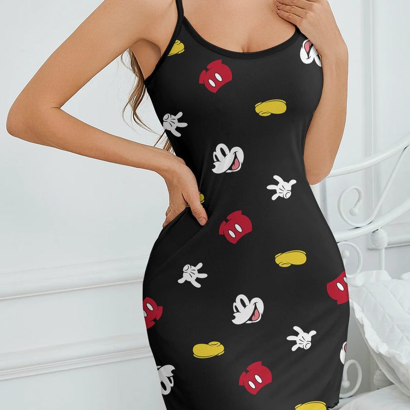 Women's Disney Mickey avatar cute cartoon nightgown home | SAMAG