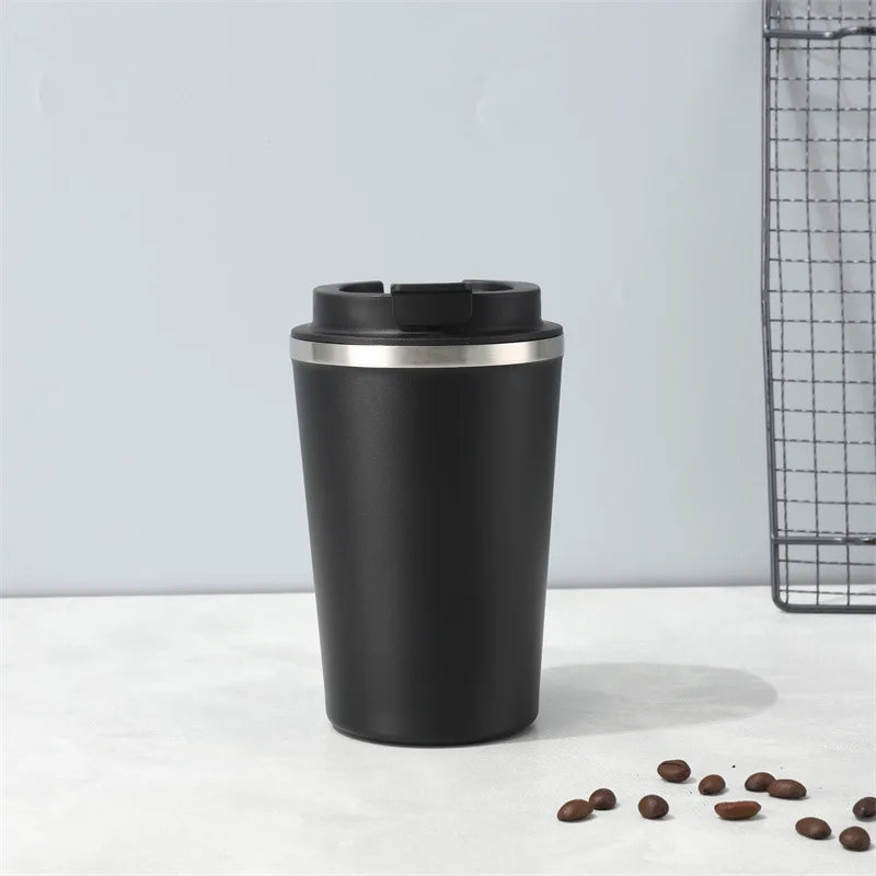 Custom Engraved Thermos Mug Personalized Insulated Travel Cup with Name Double Wall Stainless Steel Gift Mug for CoffeeTea