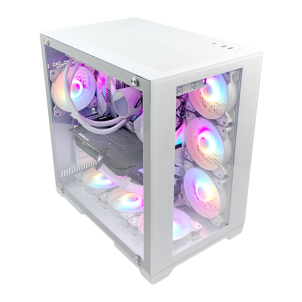 New Design Wholesale Computer Gaming Case PC Case Gamer Most Popular High Quality Cool Gaming PC Desktop Computer Gaming Color