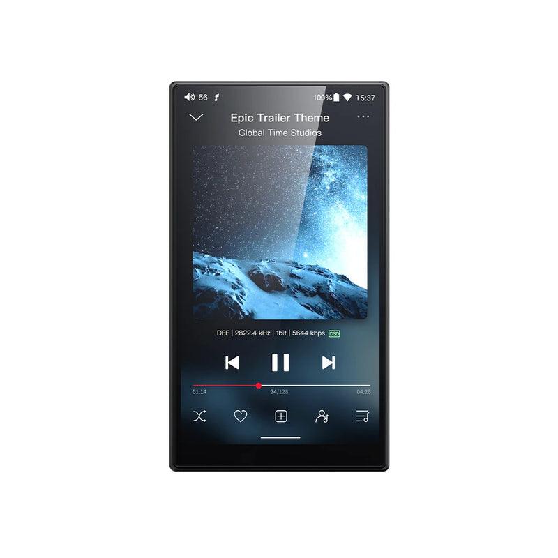 FiiO JM21(3+32GB) Android 13 Hi-Res Music Player MP3 with Snapdragon 680, Bluetooth WiFi USB DAC 12.5H Playtime