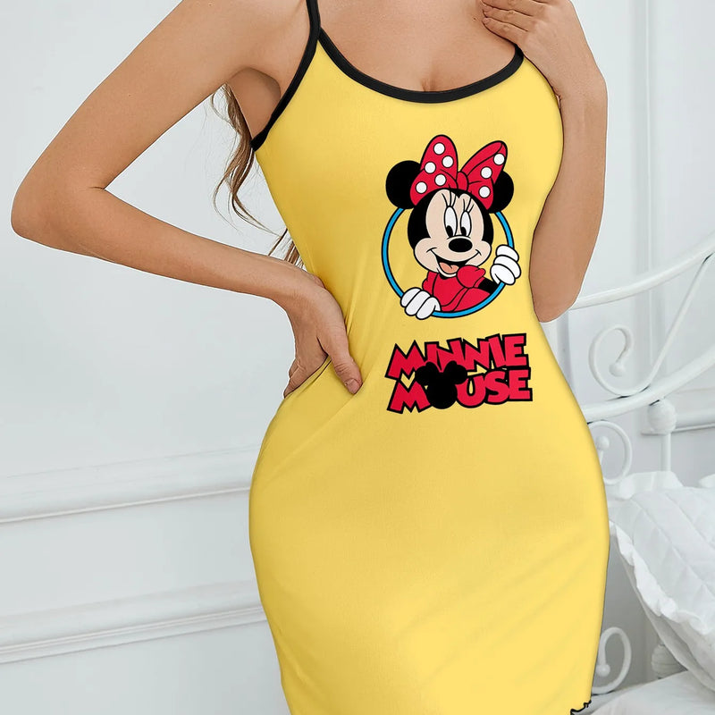 Women's Disney Minnie Cute Cartoon Bow Pattern Hanging | SAMAG