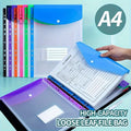 12 Pack A4 Expanding File Folders 11 Ring Binder Pockets Heavy Duty PP Plastic uses for school office document organizer