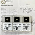 Mishang Jewelry With GIA IGI Certificate Round Lab Grown Diamonds 0.3ct 0.5ct 0.8ct 1ct 1.5ct 2ct 3ct Created Diamond Wholesales