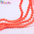 OlingArt Rubber Glass Beads High 6MM Quality 100PCS/Lot Candy Color Neon Matte Loose Handmade DIY Jewelry Making Bracelet