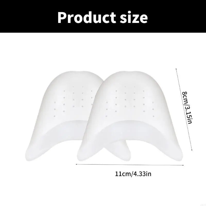 Soft Silicone Pointe Ballet Dance Shoe Toe Pads Toe Protector Metatarsal Cover