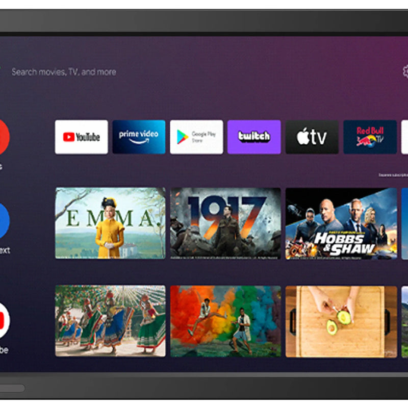 Portable Google Android Smart TV: WiFi Digital TV with DVB-T2 ATSC ISDB, FM Radio & Media Player for Travel Outdoor Home Use