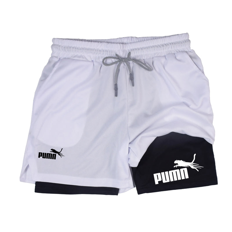 Summer Breathable Two-in-one Double-layer Shorts Men's | SAMAG