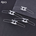 4Pcs 2-Forks 3-Forks Galvanized Fixing Spring Clip Spring Buckle For Fixing Lampshade Shrapnel DIY For Pandent Lamps Lanterns