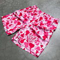 Summer New Men's Shorts with 3D Heart Pattern Print | SAMAG