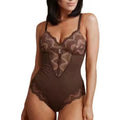 Women's Shapewear Body Shaper Sexy Lace V Neck Bodysuits OpenBody Suit Sexy Jumpsuit Underwear Lingerie