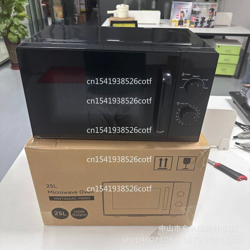 25L liter turntable heating household intelligent multi-function reservation timing microwave oven