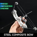 304 Stainless Steel Mini Compound Bow Set with 10 Arrows | SAMAG