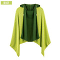 Cool Feeling Hooded Cape Ice Silk Quick Dry Breathable Beach Towel Absorbent Sun Protection Shawl Outdoor Sports Lightweight New