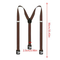 Mens Suspenders Clip for Heavy Duty Adjustable Y - Back Invisible Belt for Outdoor Beach Mountaineering - Visuel 8 | SAMAG